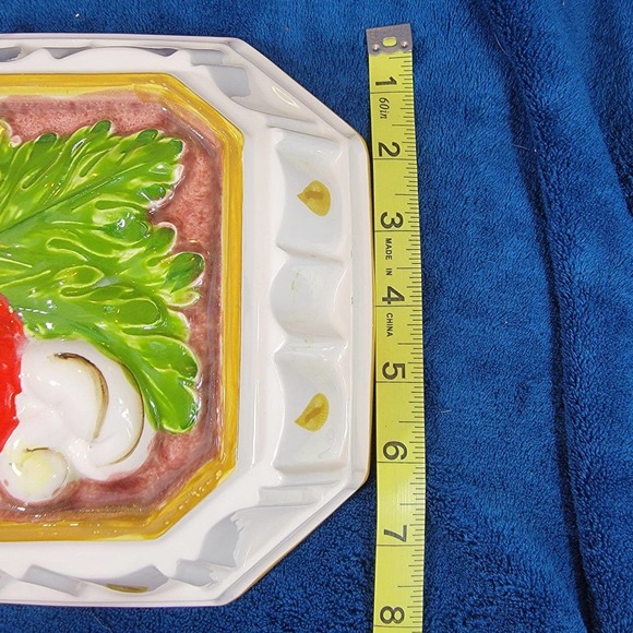 Wall Hanging Vegetables Ceramic Mold GAILSTYN-SUTTON Towle Company Hand Painted - Picture 5 of 5